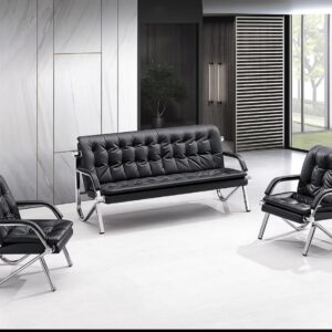 black stylish sofa