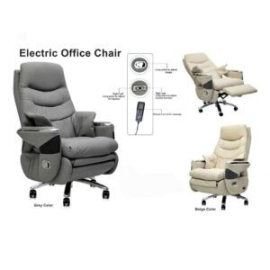 Executive Electric Leather Recline and massage Chair